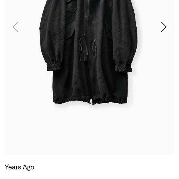 [3][새상품] 이얼즈어고 브러쉬드 M65 울 피쉬테일 랜드 파카 블랙