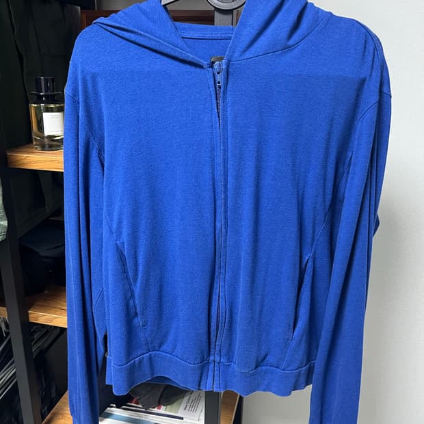 Mudule lounge hoodie zipup blue 1
