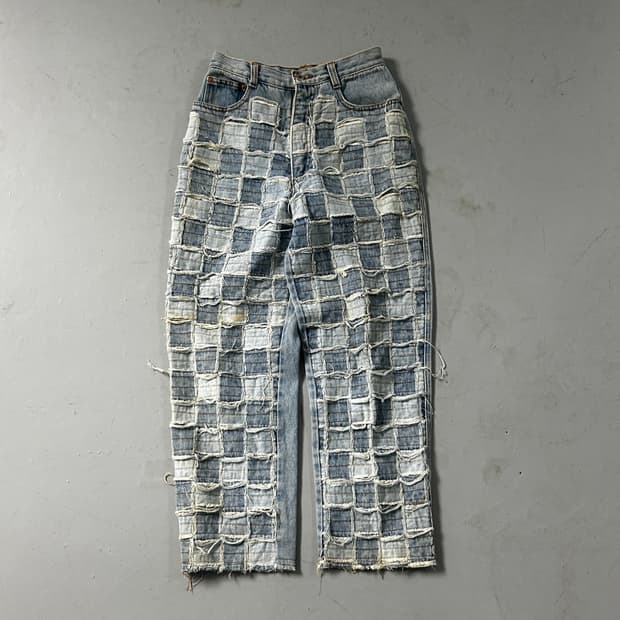 JOO JOO 패치워크 데님팬츠