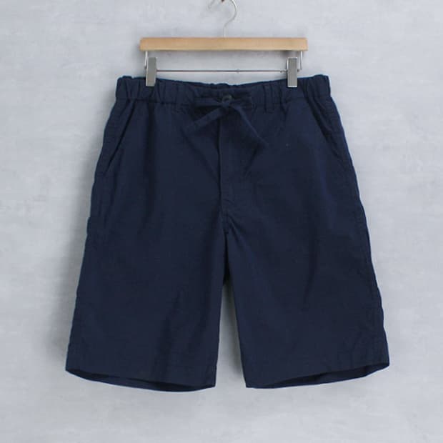 GLOBAL WORK _ navy twill shorts