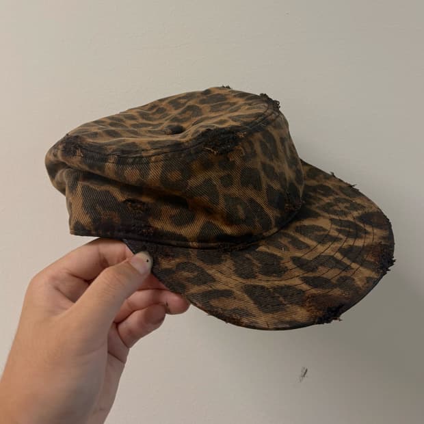 [grilled work] handmade distressed cap