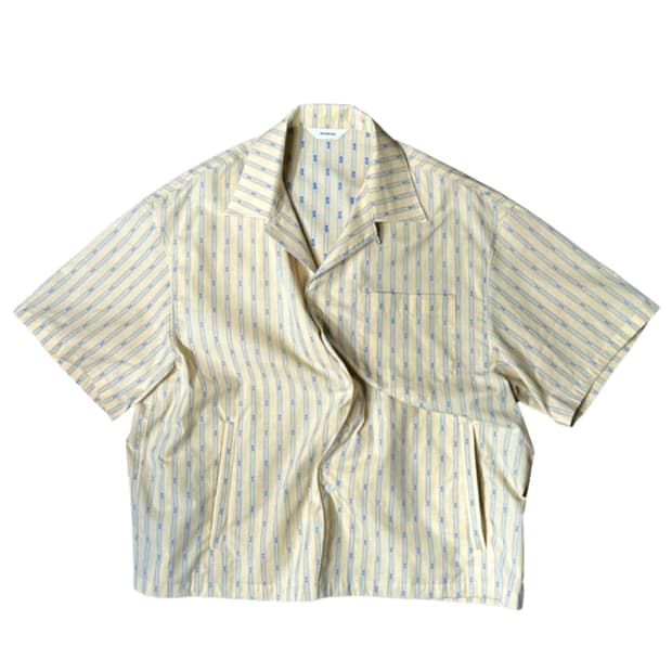[1] 논노드 베케이션 셔츠 옐로우 스트라이프