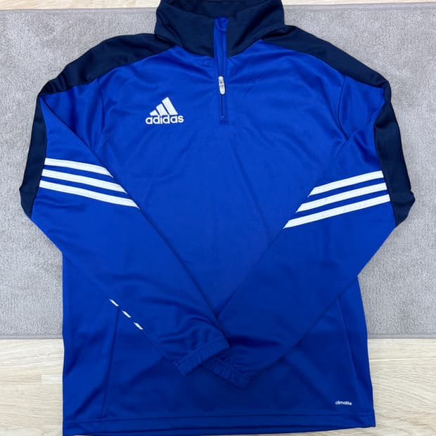 [S급] ⚽️블록코어룩 아디다스 Climalite 트레이닝 상의 블루 M