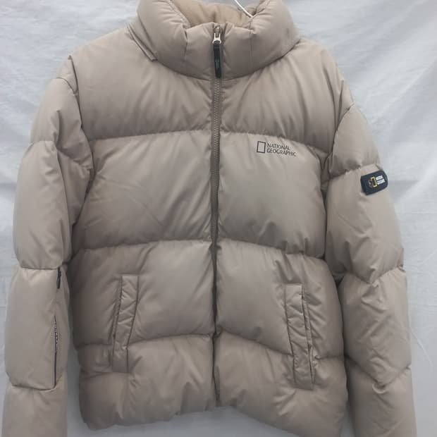 내셔널지오그래픽 패딩 베이지 95