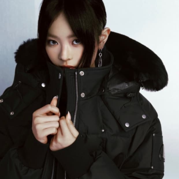 무스너클 여성 스틸링 블랙 롱패딩(S)