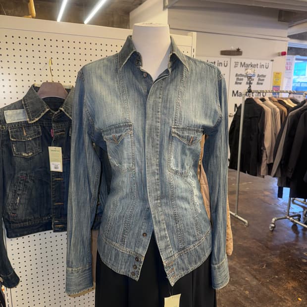 돌체앤가바나 데미지 청셔츠