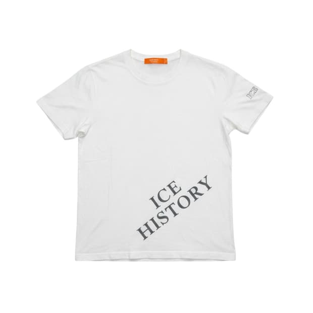 HISTORY ICEBERG 프린팅 반팔 티 화이트 XS