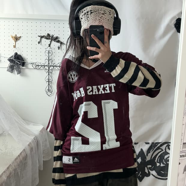  Adidas Burgundy Football T-Shirt