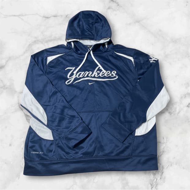 나이키 - 00s 양키스 기모 후드티