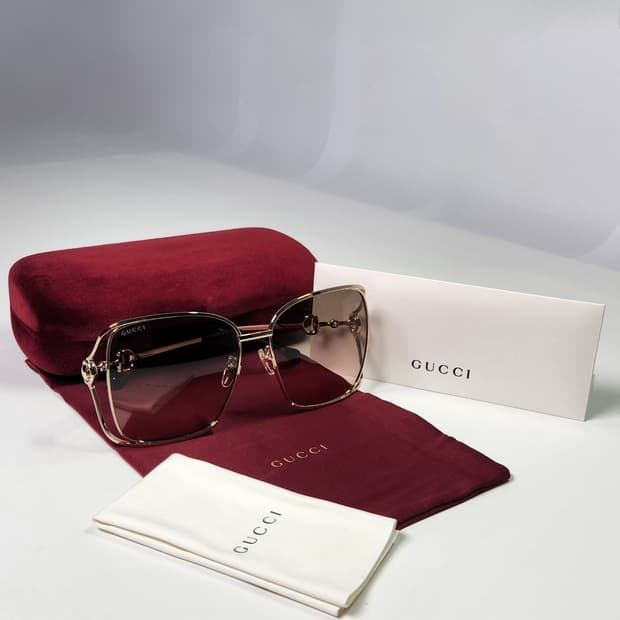 구찌 명품 스퀘어 메탈 선글라스 [새상품&정품]