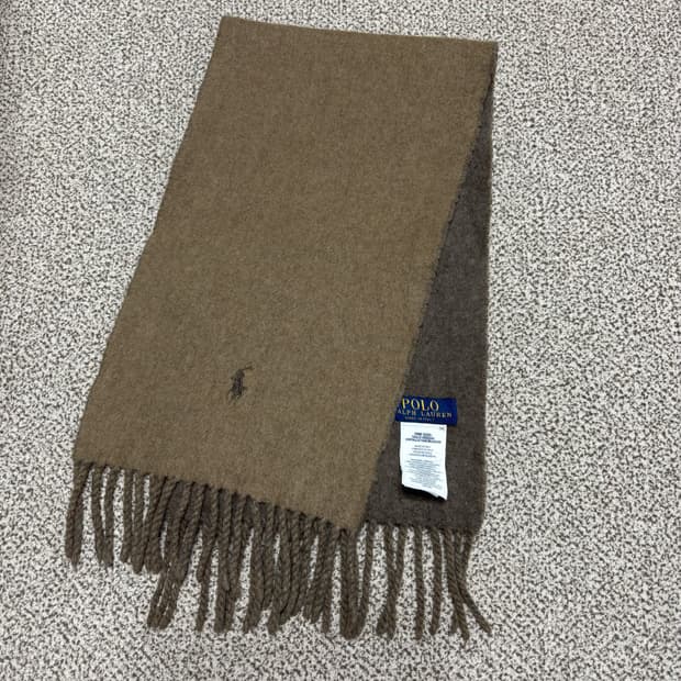 [택포,울80] 폴로 랄프로렌 투웨이 이태리 머플러 목도리 [A]
