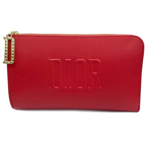 디올(Dior) 레드 사각 파우치 (새제품)
