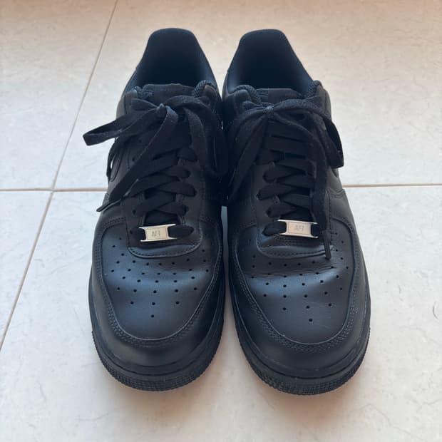 나이키 에어포스 1 '07 올블랙 280