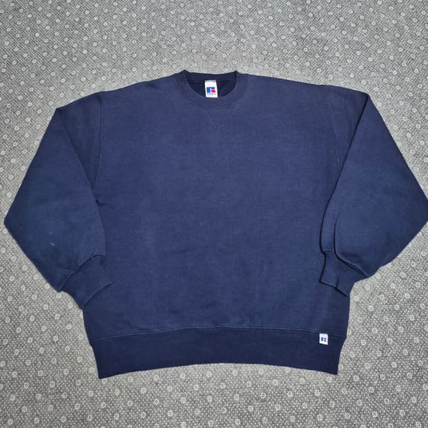 [L]90s US Made 러셀 네이비 스웻  -329