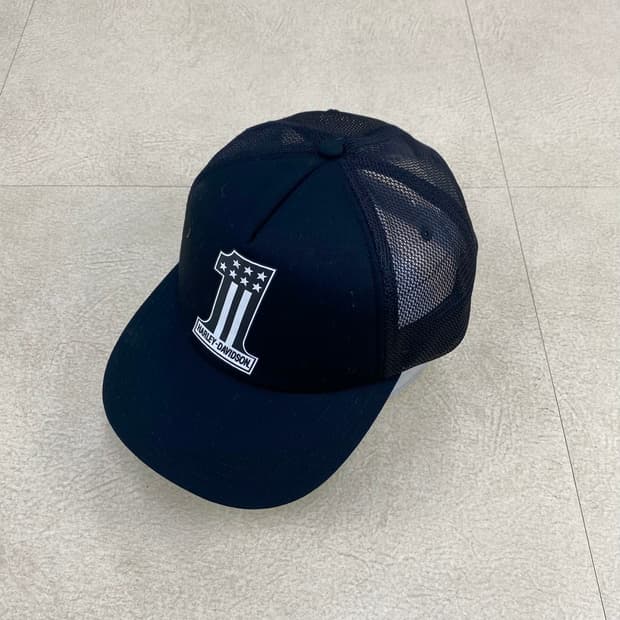 할리데이비슨 빅로고 블랙 매쉬 트러커 캡