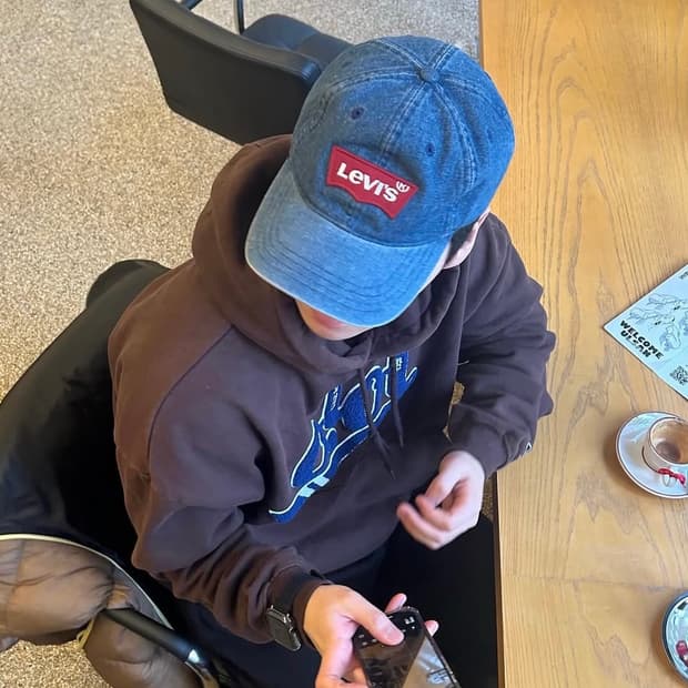 리바이스 데님 볼캡 빈티지