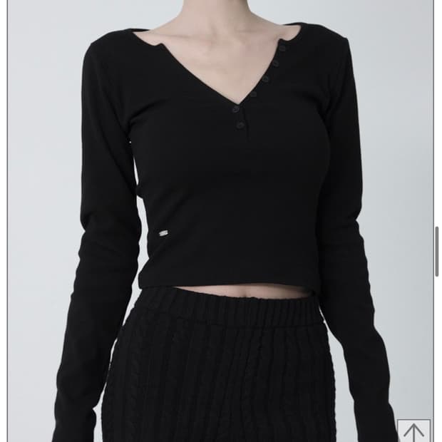 페일제이드 V Henley - Neck Ribbed T