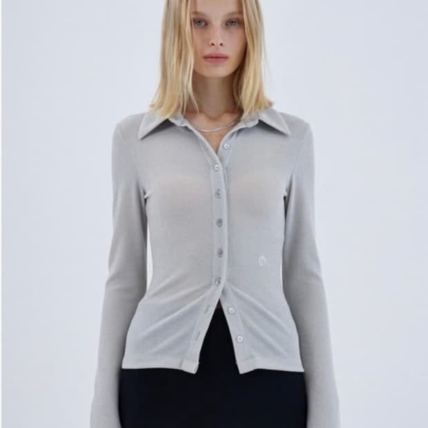 더오픈 프로덕트 글리터 셔츠