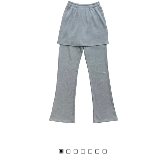 24-003 WAFFLE SLIM LAYERED PANTS