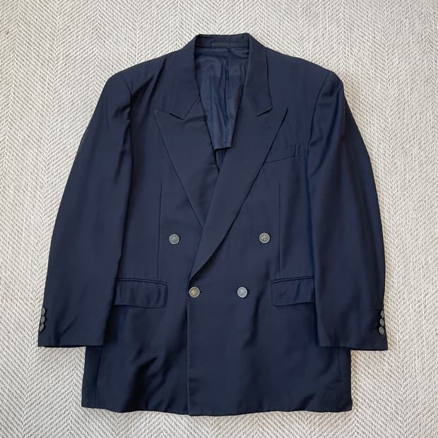 랑방 더블 브레스티드 테일러드 자켓