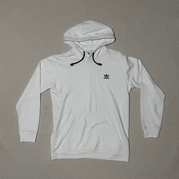 아디다스 XL ac 와펜 후드티 화이트