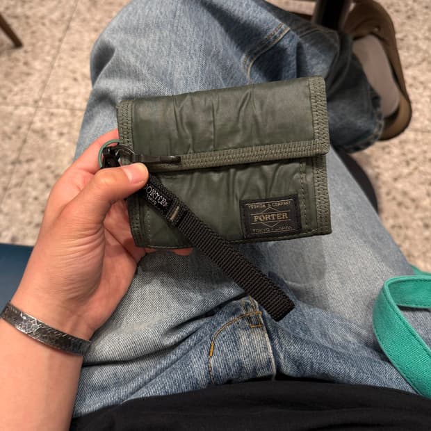 포터 탱커 3단 카드 지갑