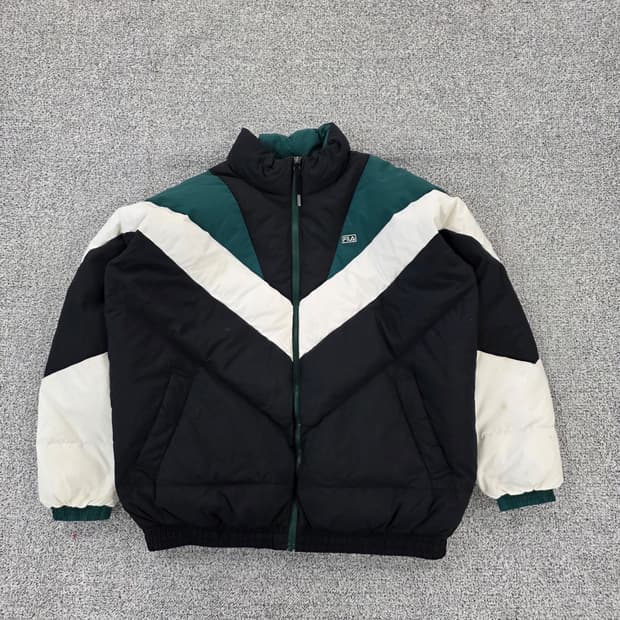 [L] 휠라 FILA 점퍼 덕다운 집업 패딩점퍼 1209EB1