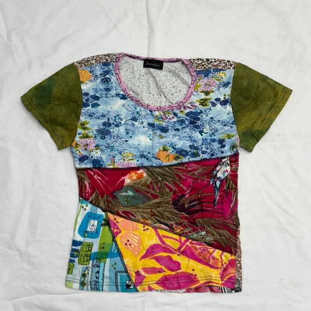 ethnic printing tee