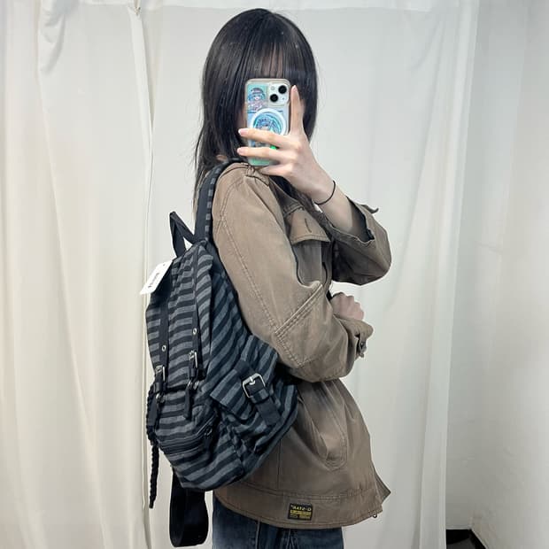 Stripe backpack