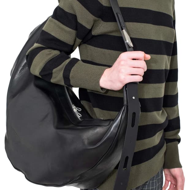 키코 코스타디노브 25fw MORAVIA 레더 백/블랙