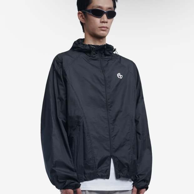 노매뉴얼 AETHER NYLON JACKET - BLACK