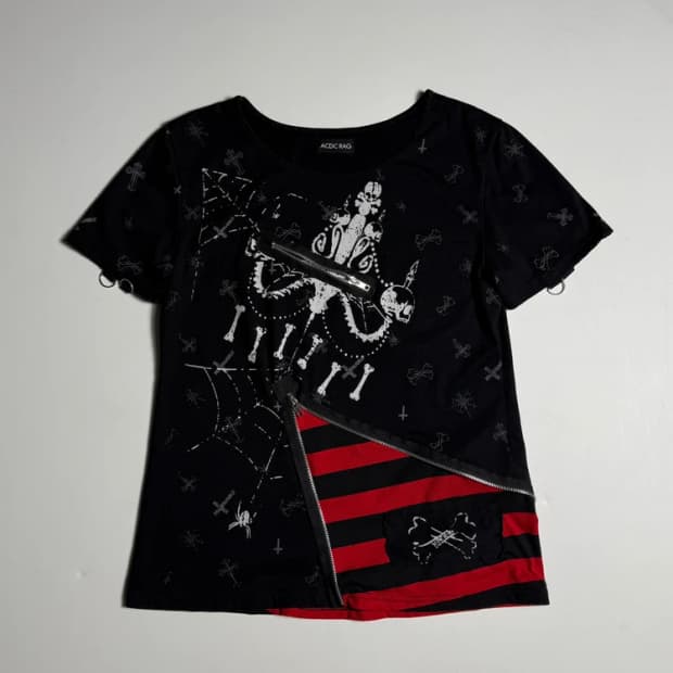 ACDC RAG 00's 락펑크 샹들리에 반팔 티셔츠 R2913