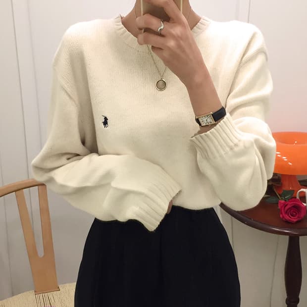 공용 폴로 스웨터 100