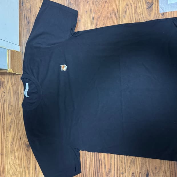 메종키츠네 반팔 블랙 XL