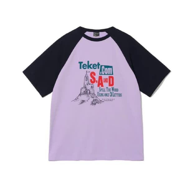 테켓 Sand Tee Violet 나그랑 티셔츠