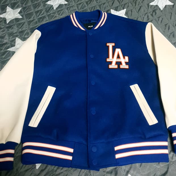 MLB 울혼방 LA다저스 바시티 자켓 블루 (M)