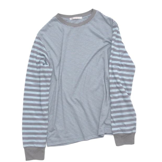 0milewear stripe long sleeves_blue