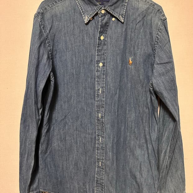 (새상품급!!) 폴로 랄프로렌 데님 셔츠 M 슬림핏ㅗ