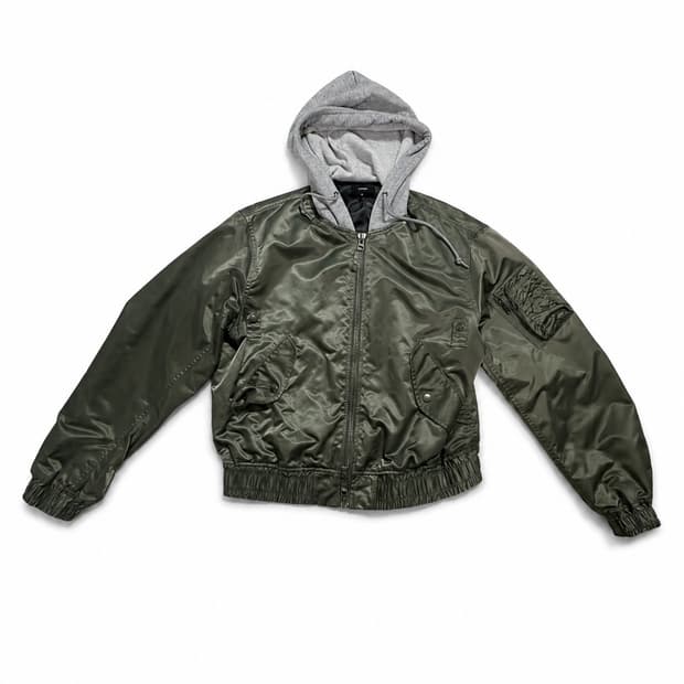 BEAMS Hood MA-1 Jacket 