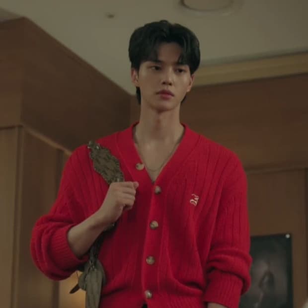 SATUR 파로 부클 가디건 브라운 M-L