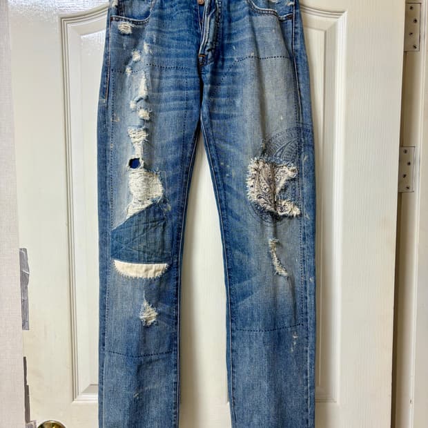 폴로 랄프로렌 데님앤서플라이 워싱진 데님 29 denim&supply