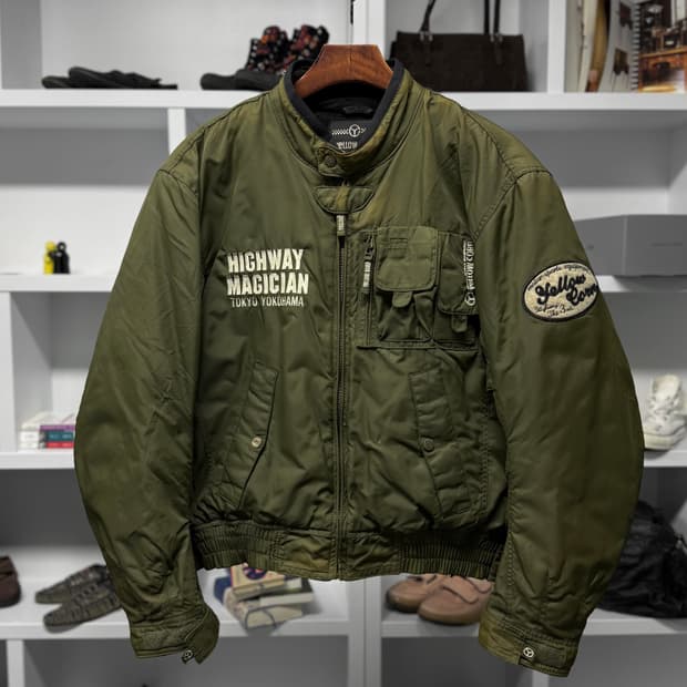 yellow corn 모터사이클 자켓