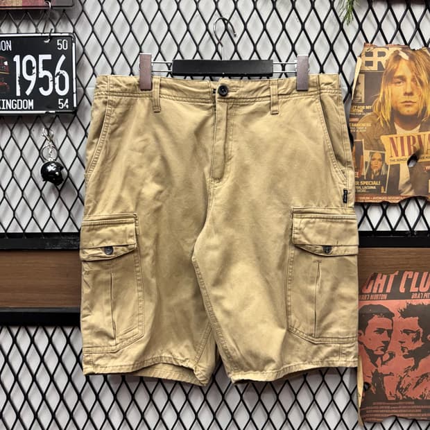 ONEILL 오닐 카고 반바지 사이드 포켓 포인트 베이지