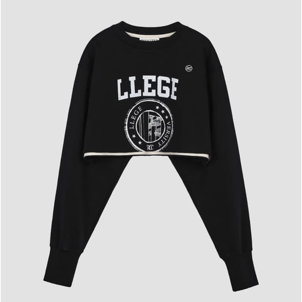 렉토 MENS CROPPED LLEGE SWEATSHIRT 