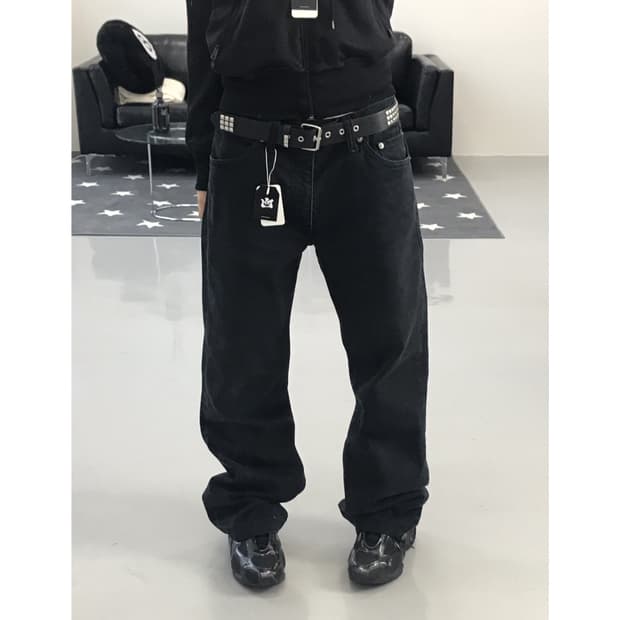 Levi's 517 black cotton pants 