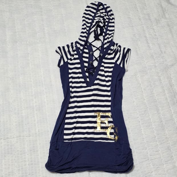 에고이스트 빈티지 대대장 y2k 90s00s 너드모리걸 후드롱슬리브