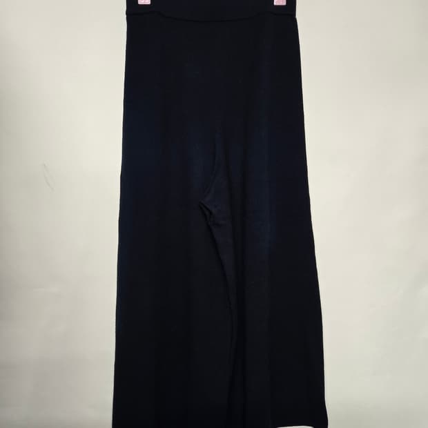 한섬 니트 와이드 팬츠 네이비 free