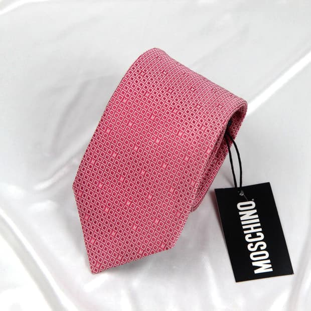 모스키노 8.1cm 미사용 S등급 이태리 명품넥타이