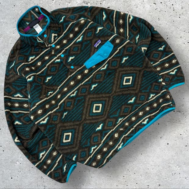 [M] 12FW 파타고니아 신칠라 빈티지 패턴 플리스 후리스 B794