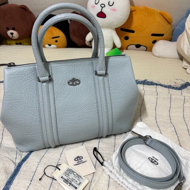 덱케 토트백 라이트블루